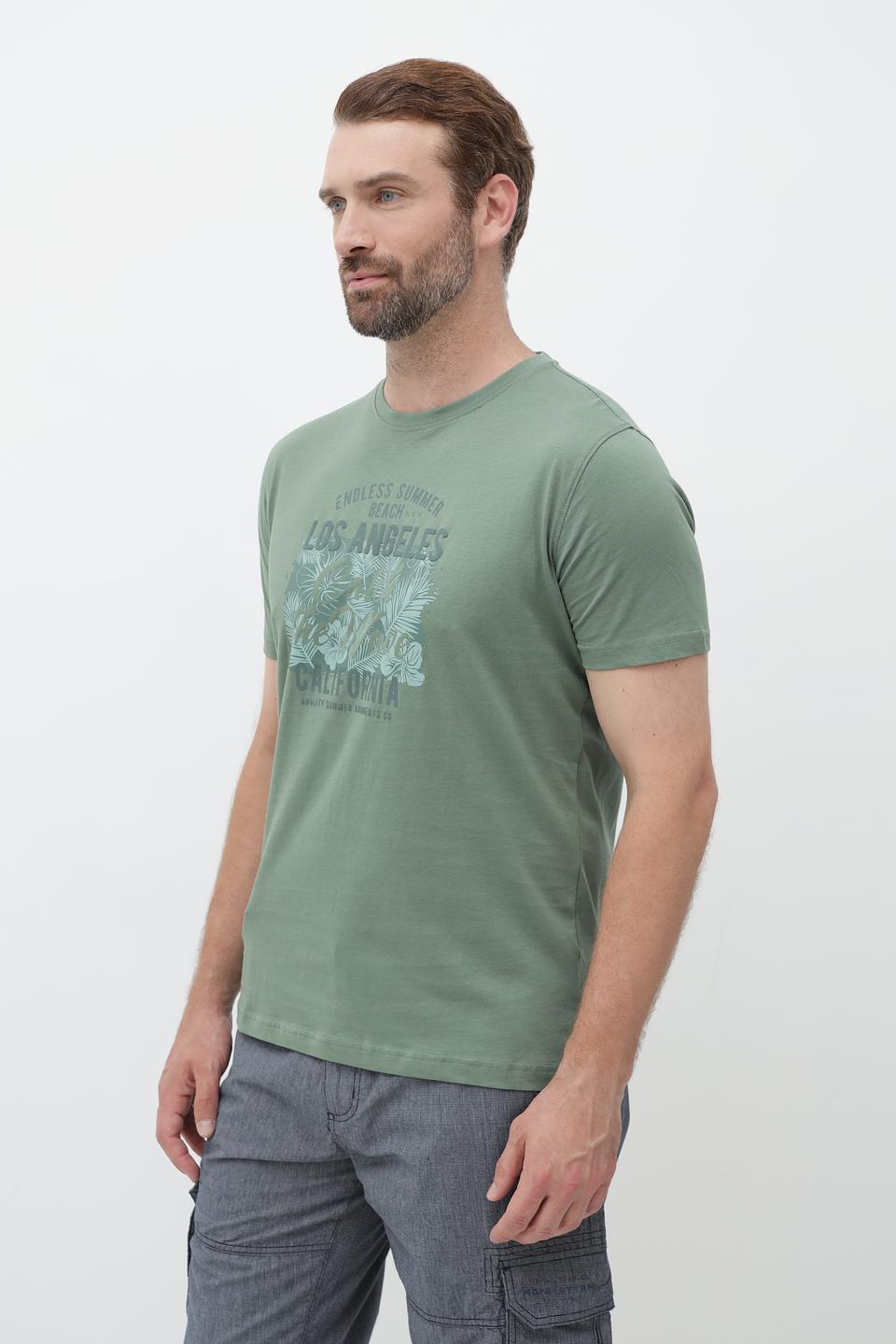 Футболка Sea Barrier с принтом хаки