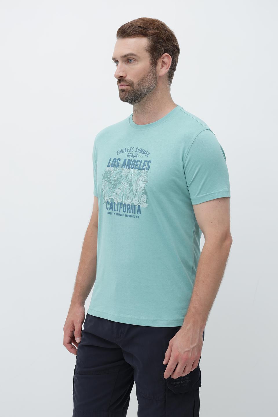 Футболка Sea Barrier Los Angeles мятный