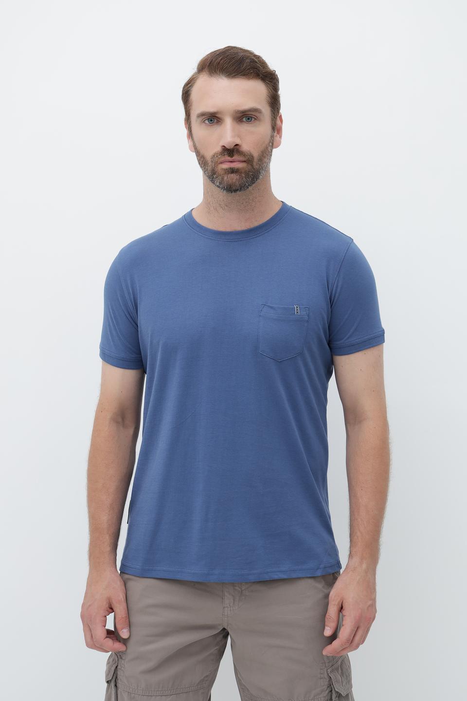 Футболка Sea Barrier с карманом голубая