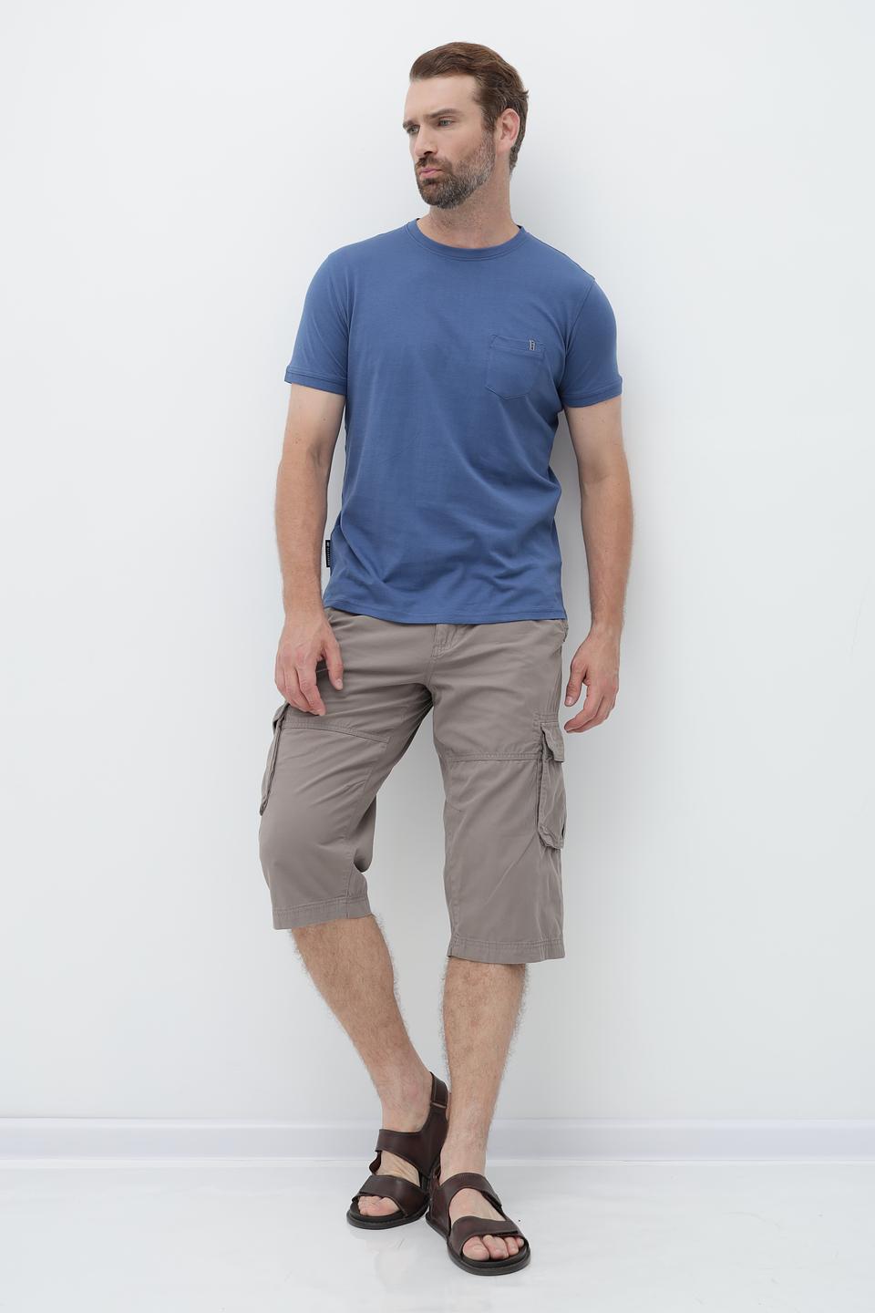 Футболка Sea Barrier с карманом голубая