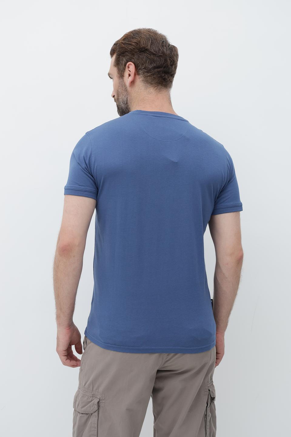 Футболка Sea Barrier с карманом голубая