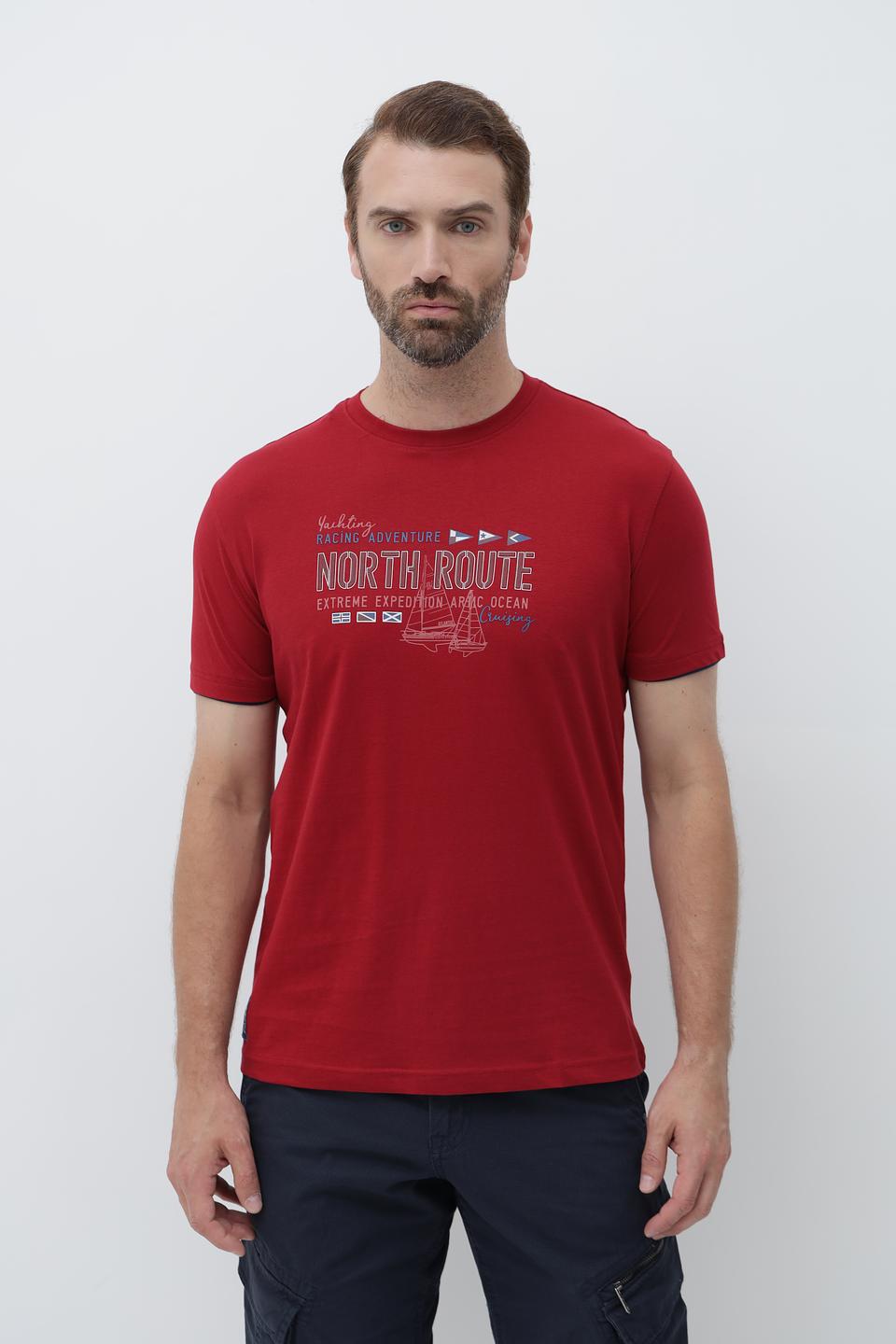 Футболка Sea Barrier North Route красный