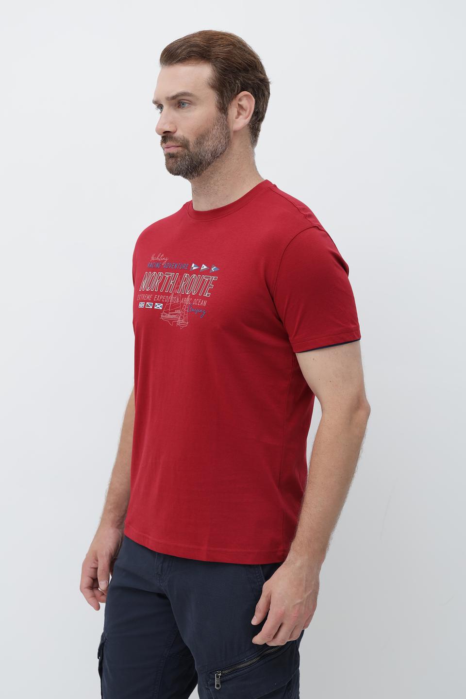 Футболка Sea Barrier North Route красный