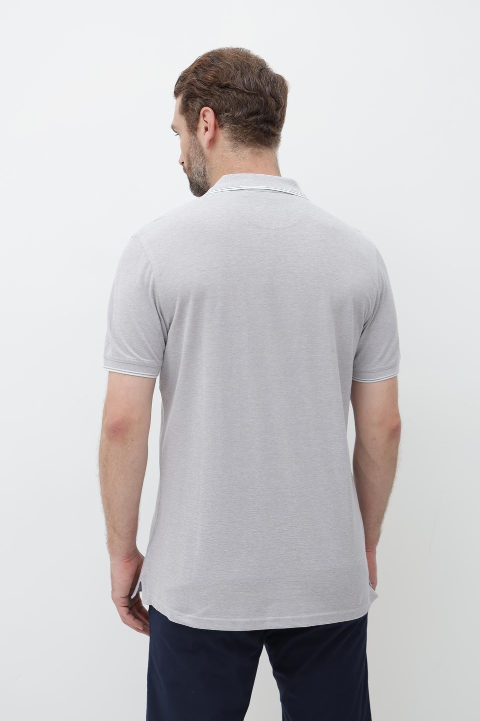 Поло Sea Barrier серый меланж