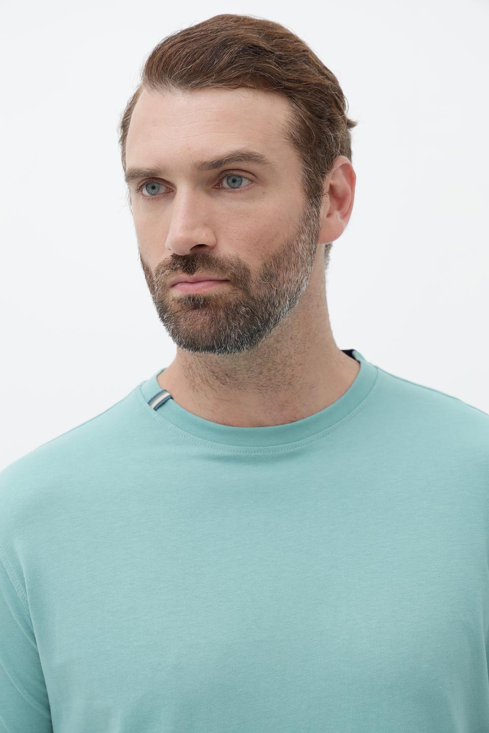 Футболка Sea Barrier с полоской мятный