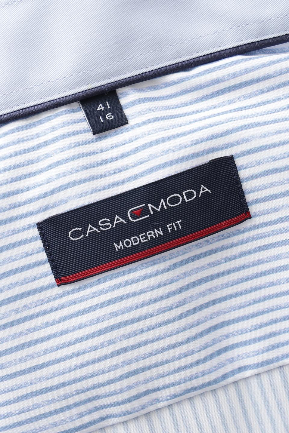 Рубашка Casa Moda в полоску голубую