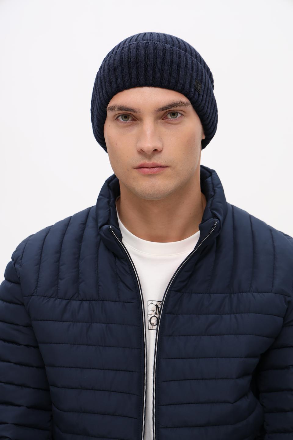 Шапка Marhatter мужская тёмно-синяя