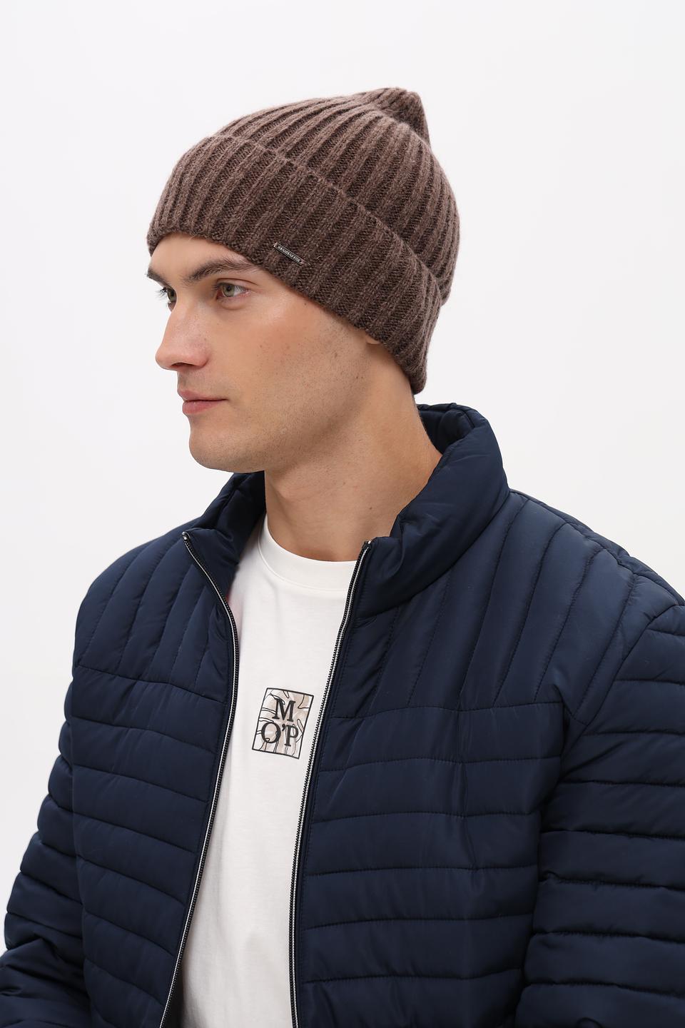 Шапка Marhatter мужская коричневая