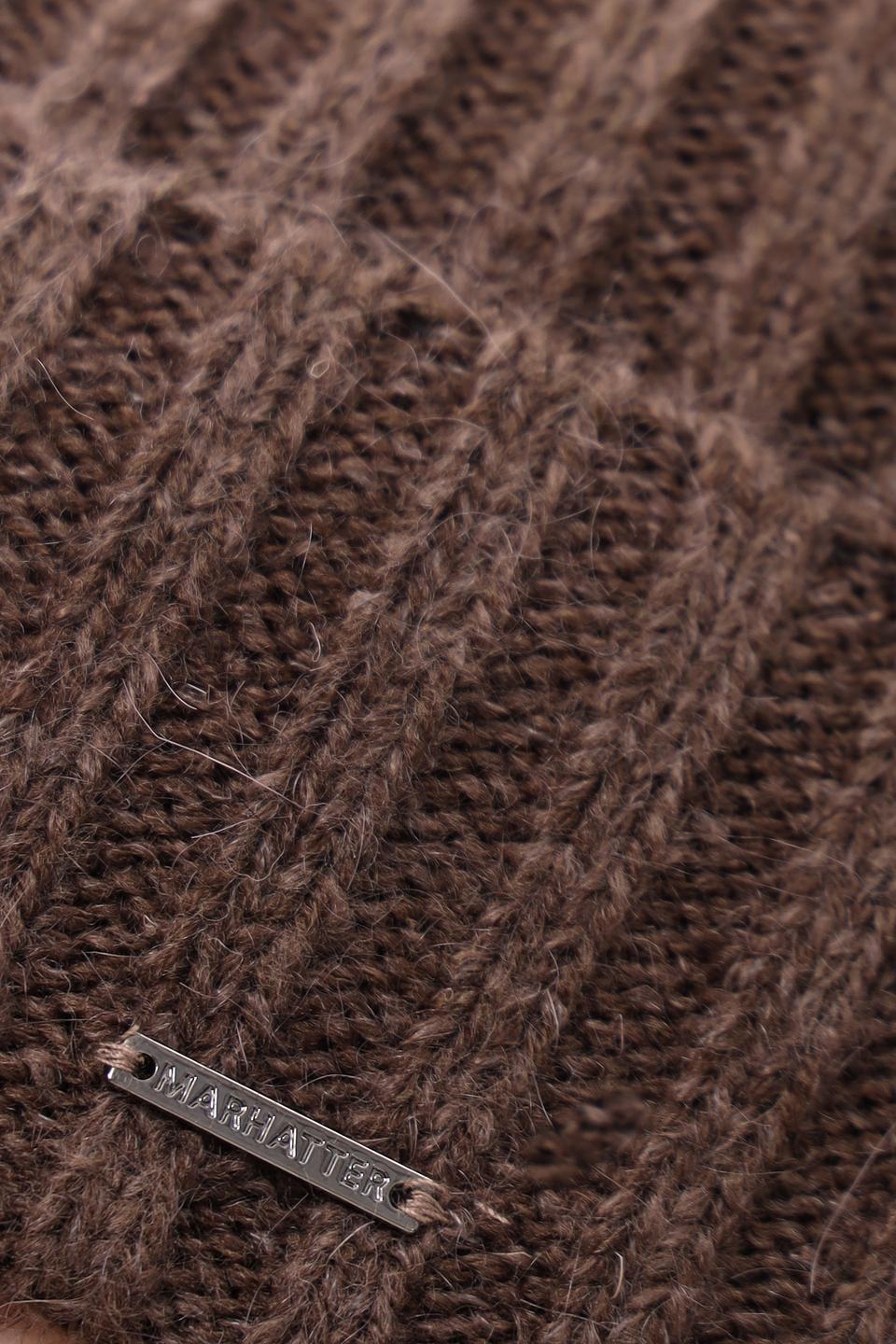 Шапка Marhatter мужская коричневая