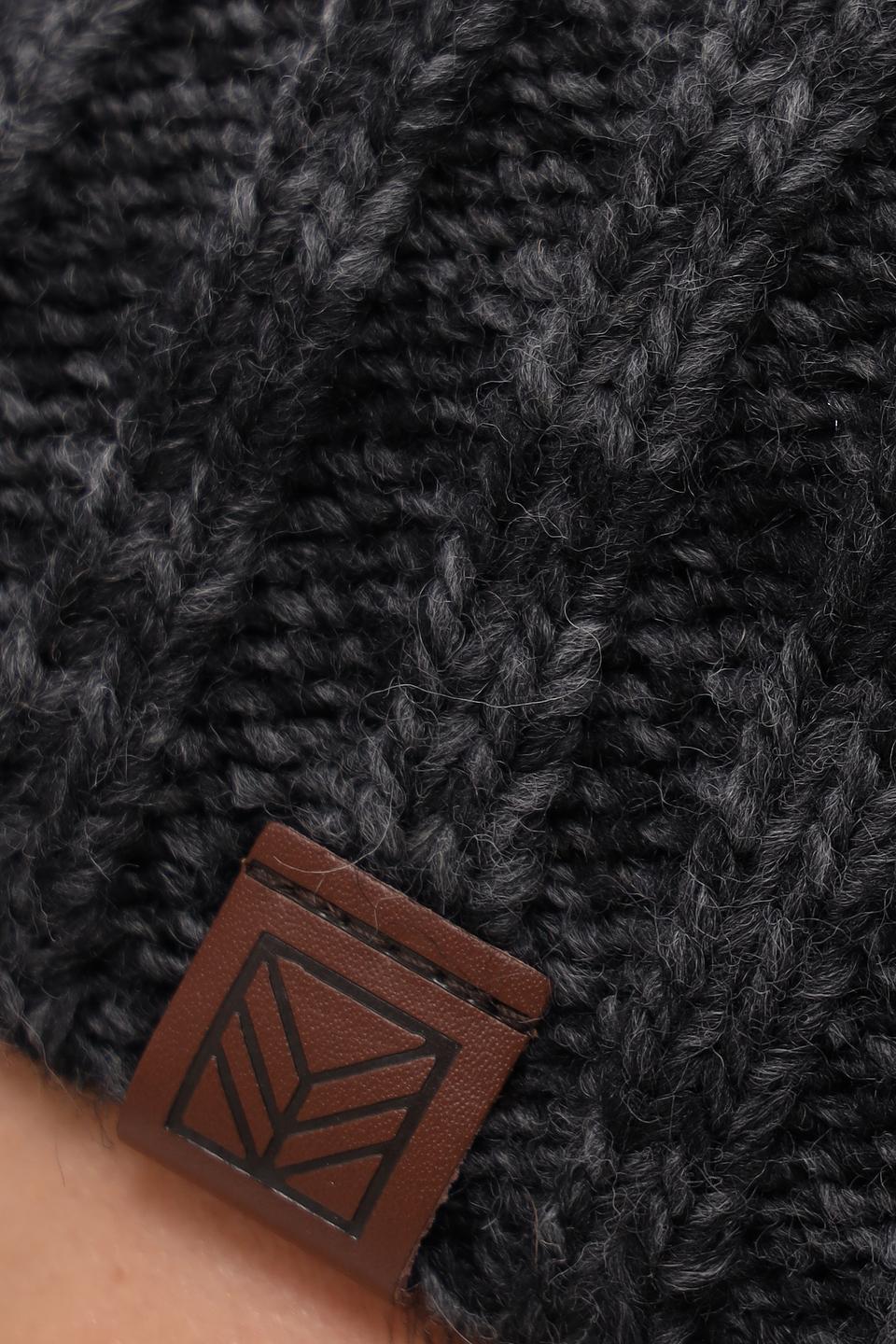 Шапка Marhatter вязаная серая