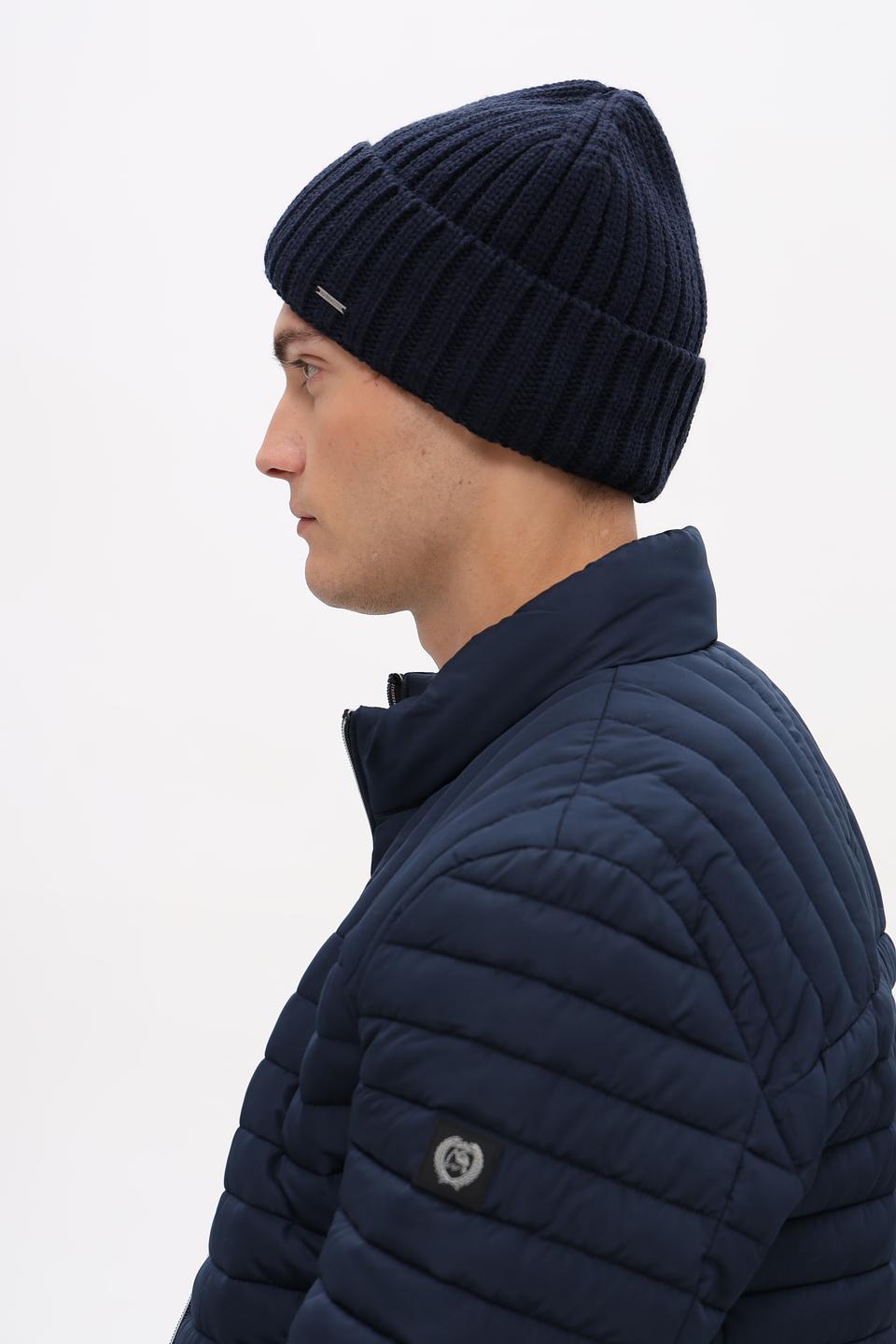 Шапка Marhatter вязаная синяя