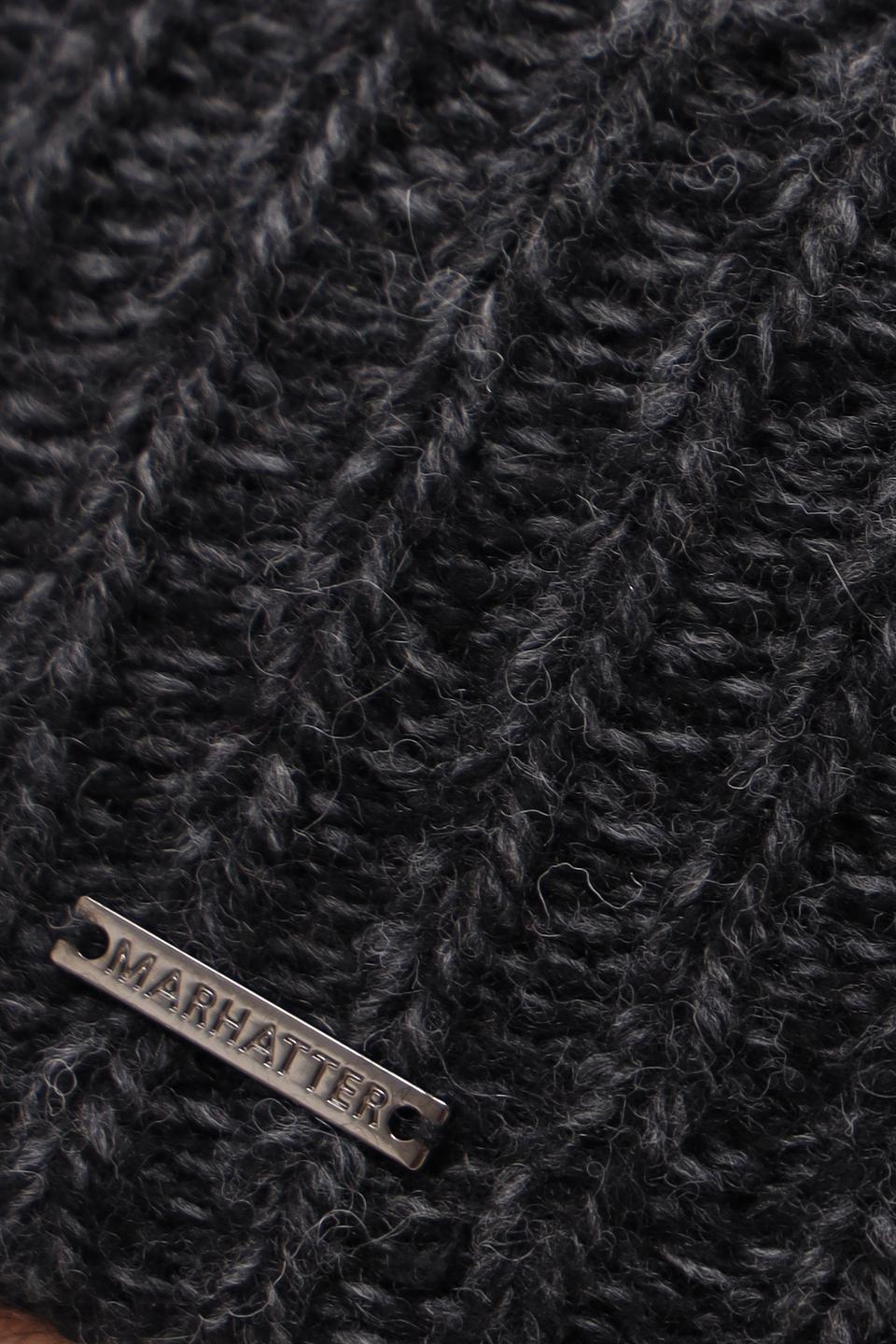 Шапка Marhatter мужская серая