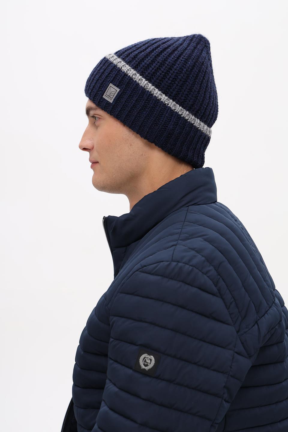 Шапка Marhatter вязаная синяя