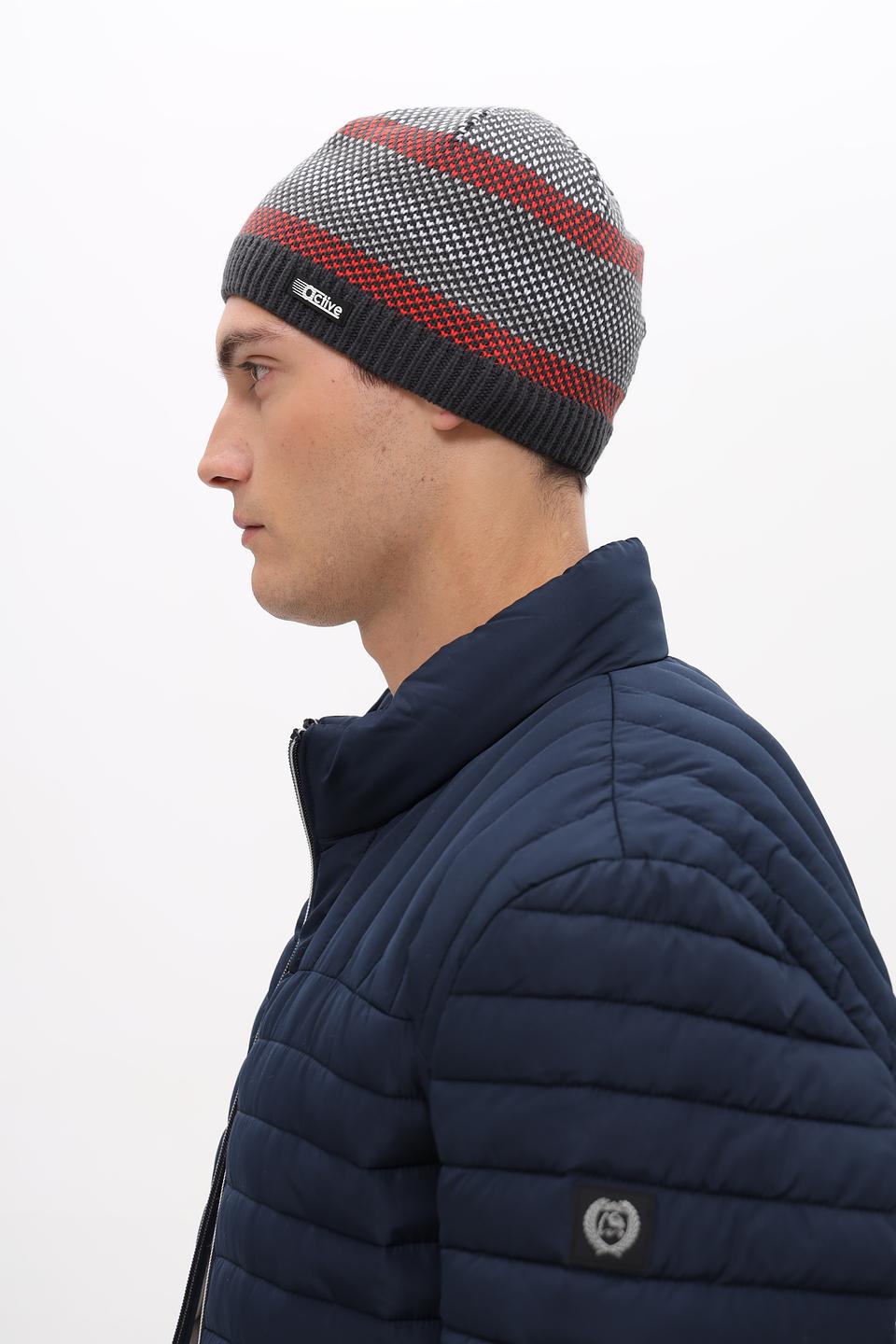 Шапка Marhatter мужская в полоску