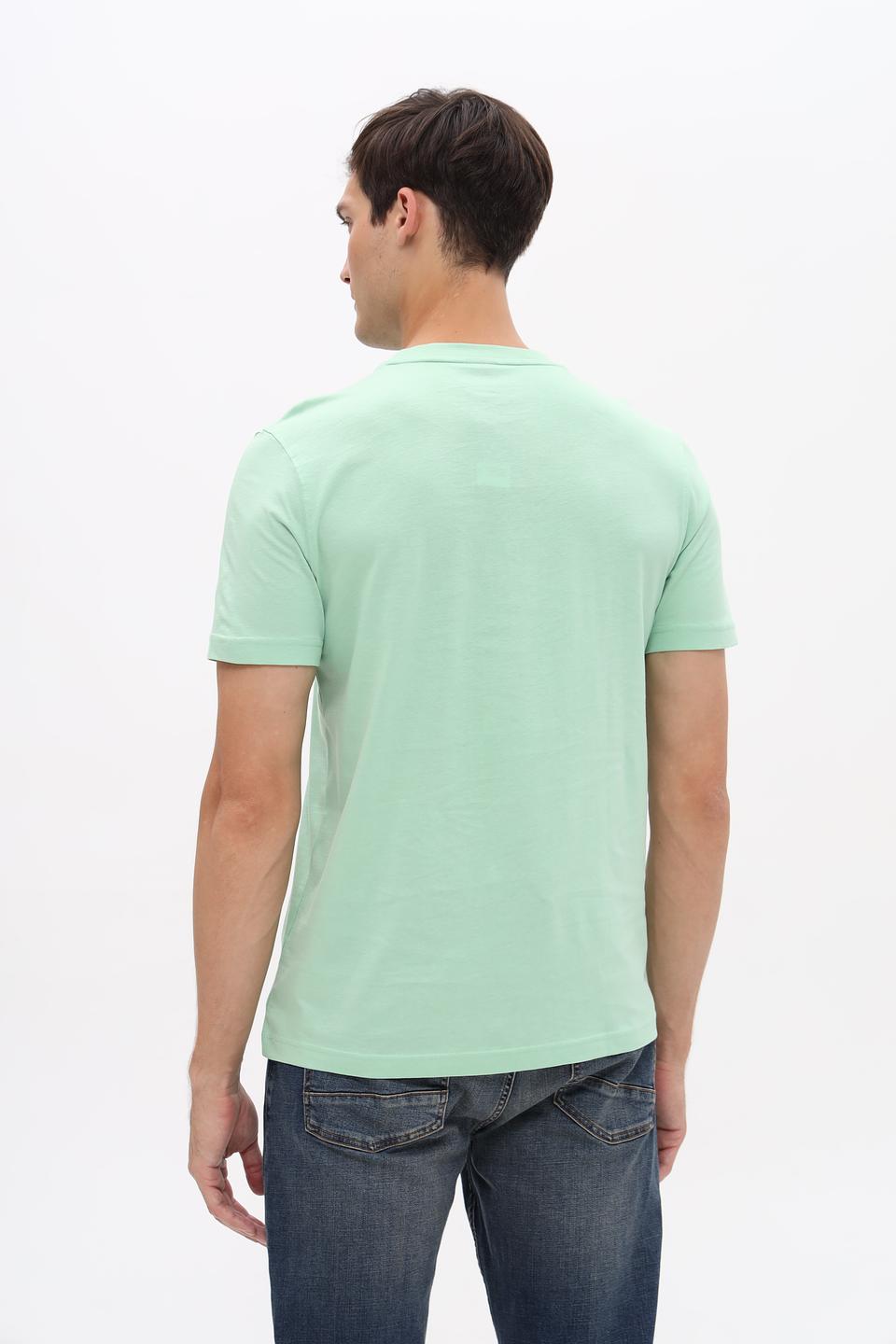 Футболка Lerros мятная с принтом