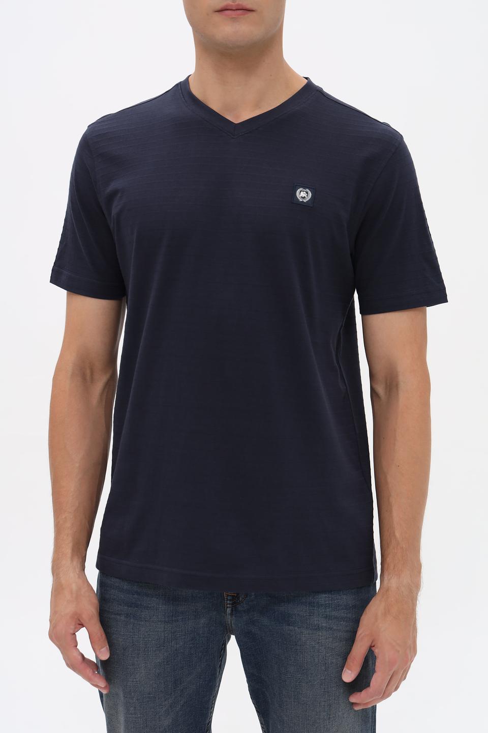 Футболка Lerros V-neck темно-синяя