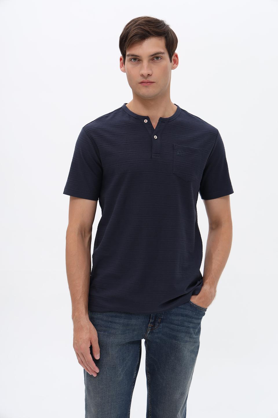 Футболка Lerros с карманом темно-синяя