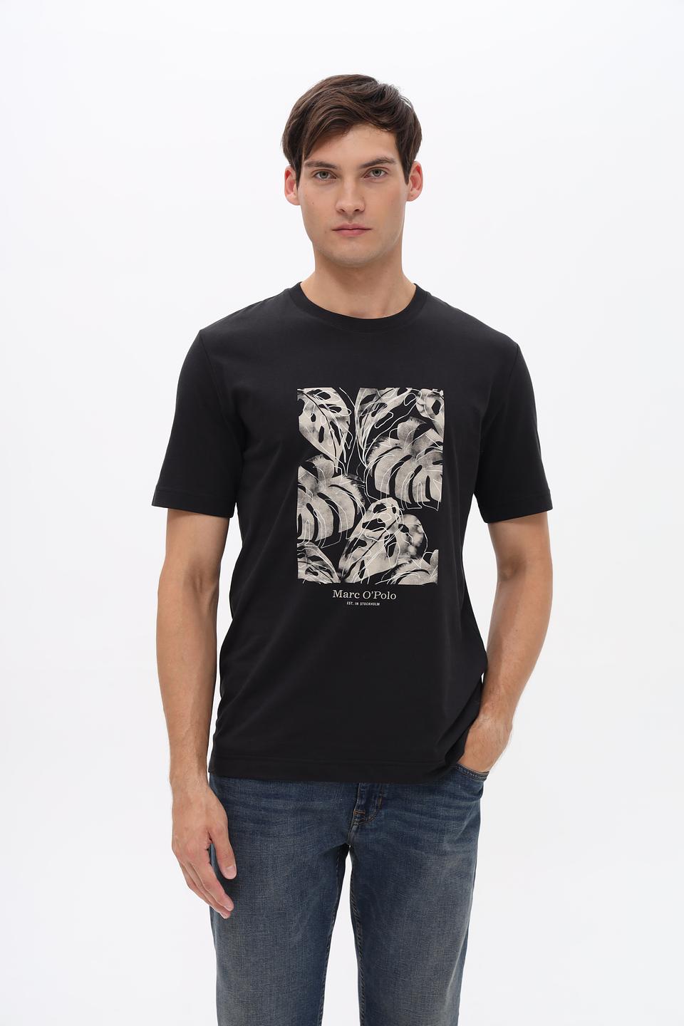 Футболка Marc O Polo с принтом чёрная