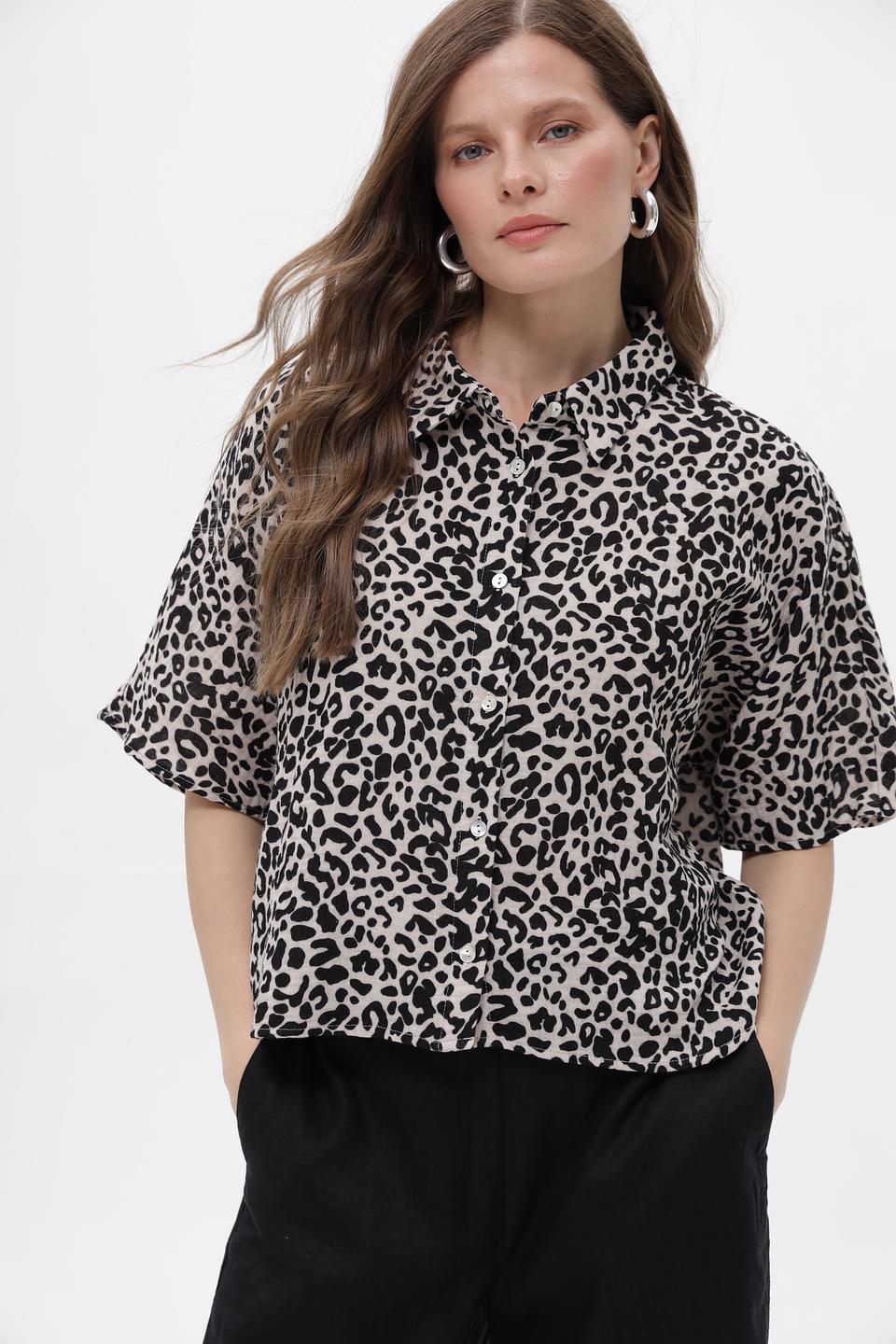 Блуза Broadway с леопардовым принтом