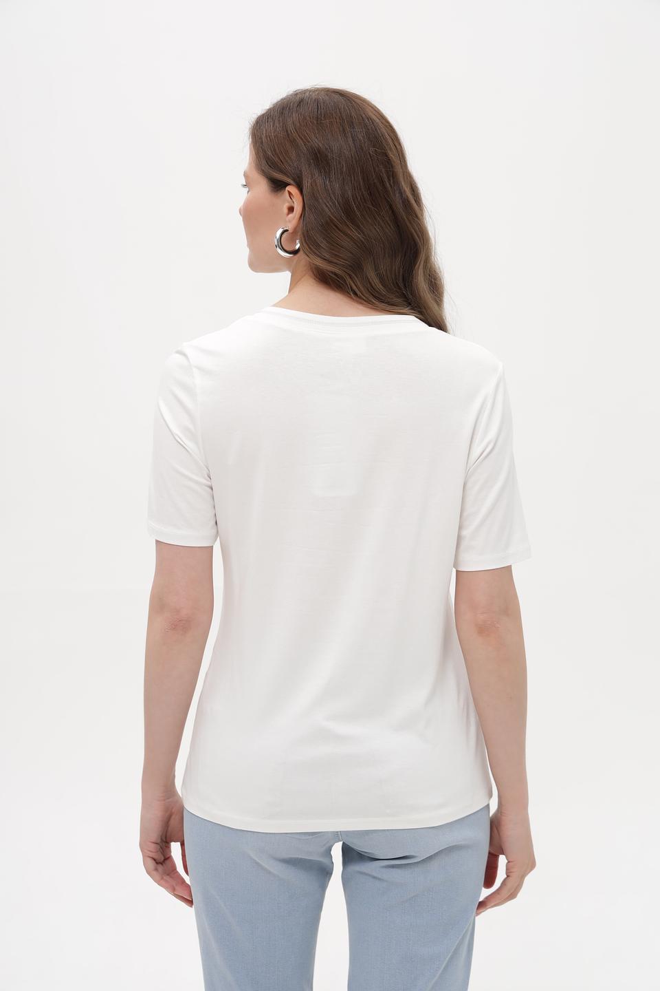 Футболка Lebek с принтом