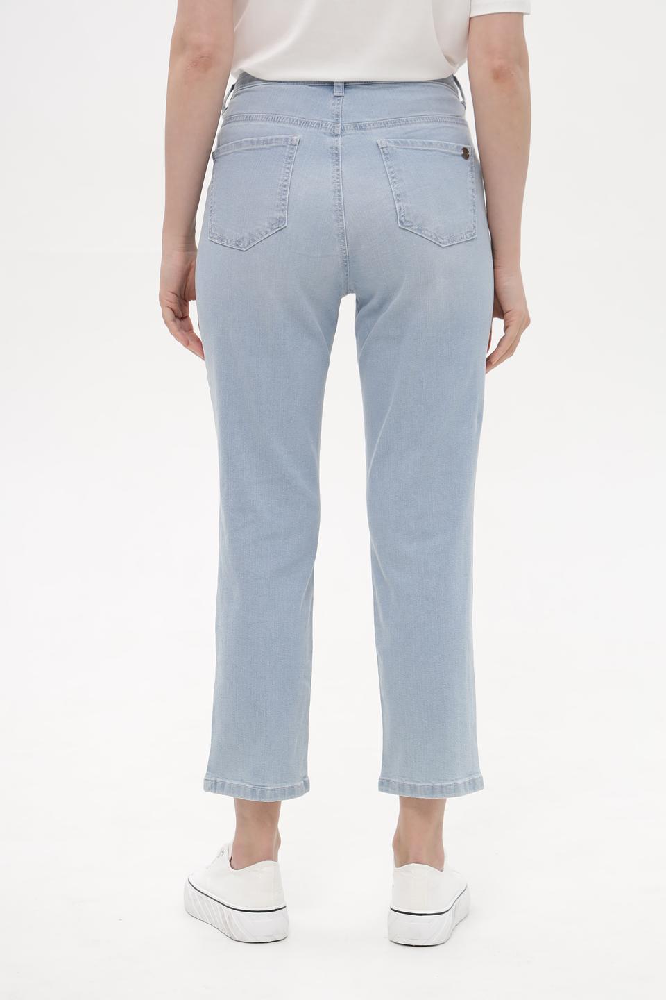 Джинсы Lebek голубые с потертостями