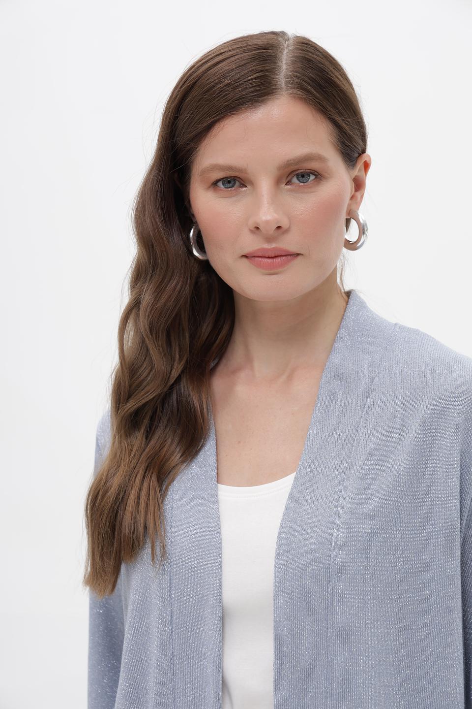 Жакет Bianca с металлизированной нитью