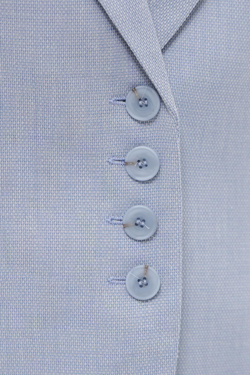 Жакет Bianca приталенный голубой