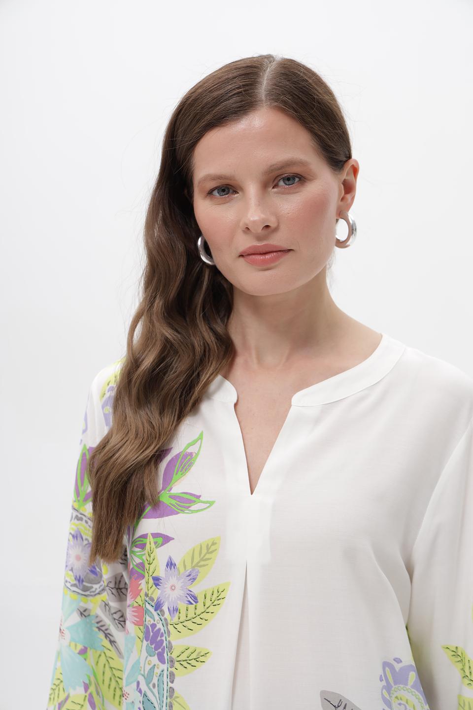 Блузка Bianca с цветочным принтом