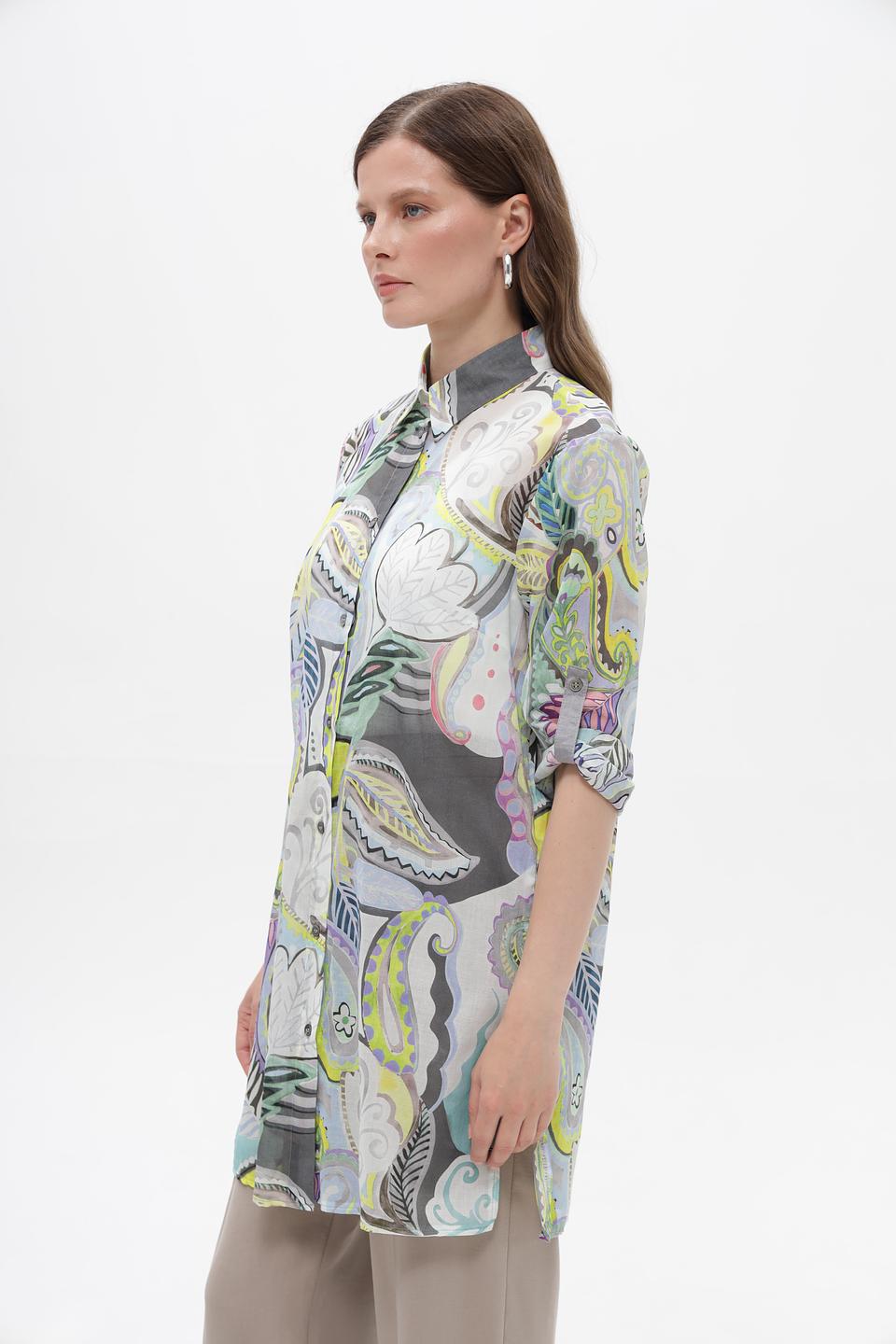 Блуза Bianca с принтом