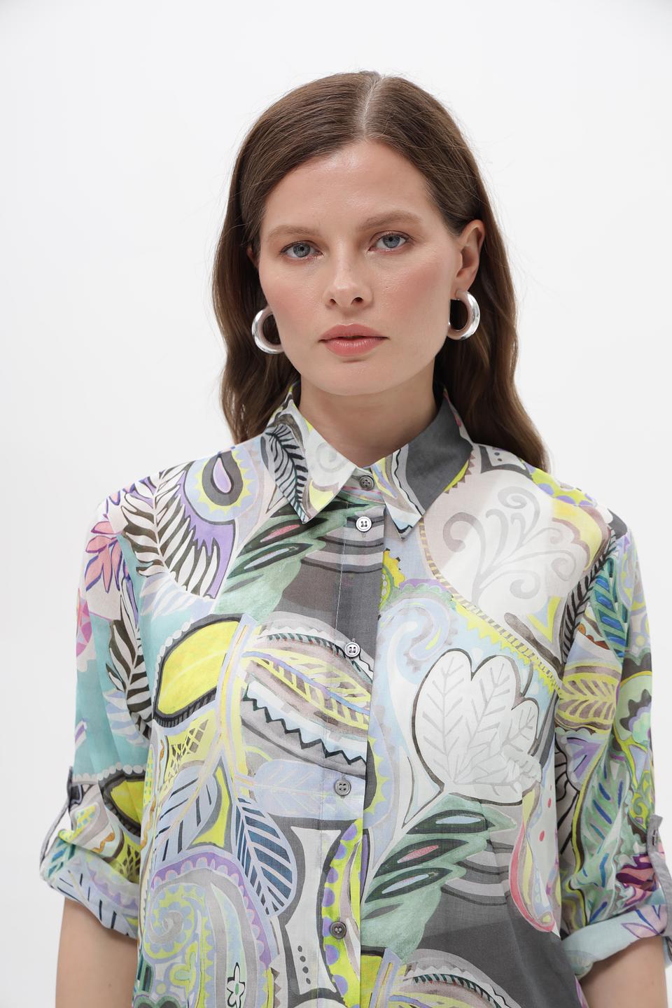 Блуза Bianca с принтом