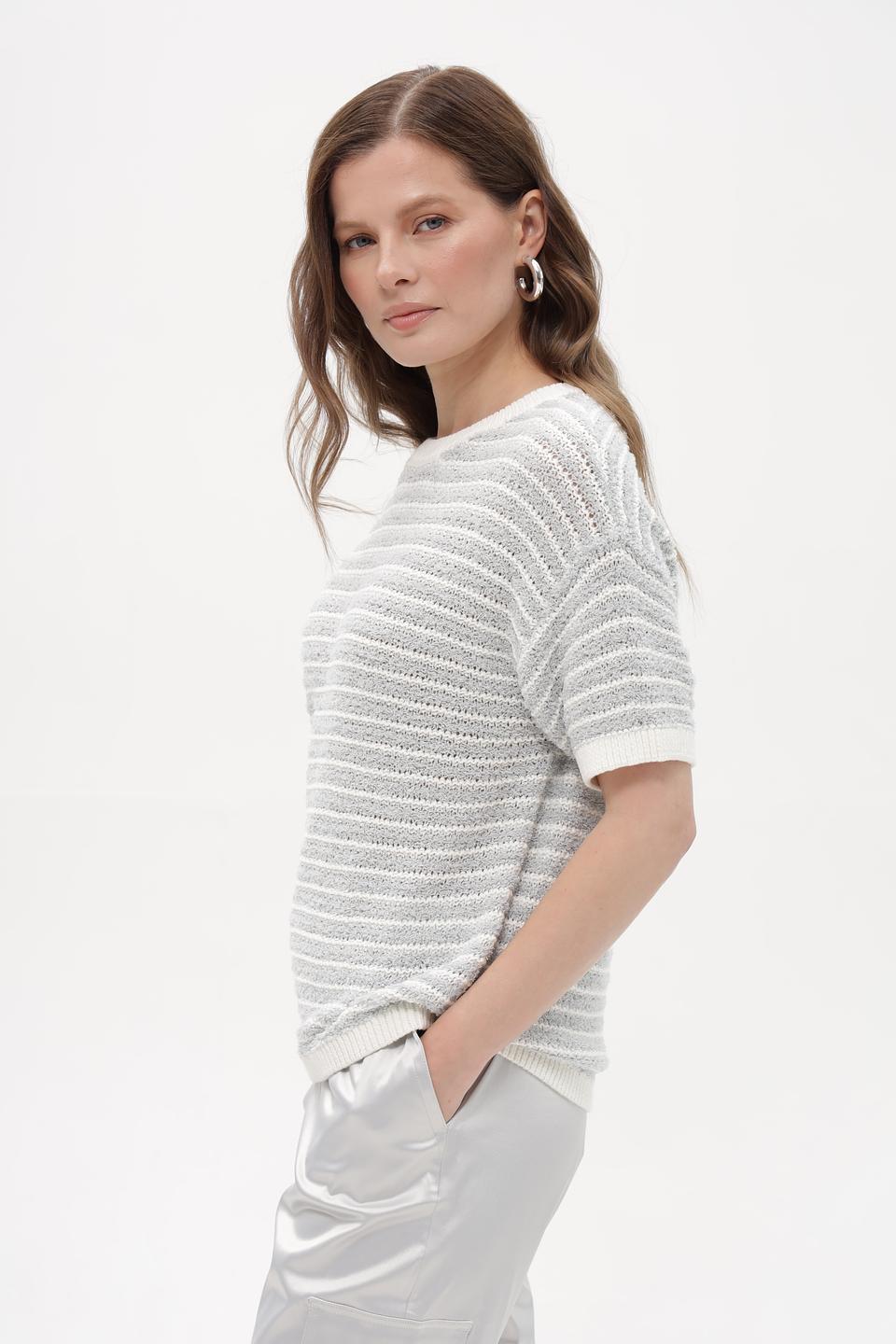 Пуловер Bianca в полоску