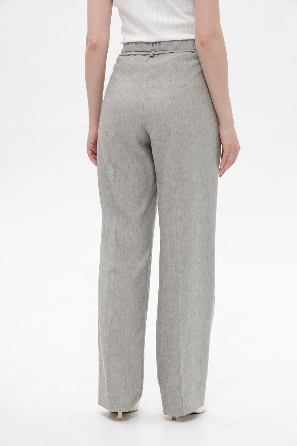 Брюки Bianca с поясом-завязкой