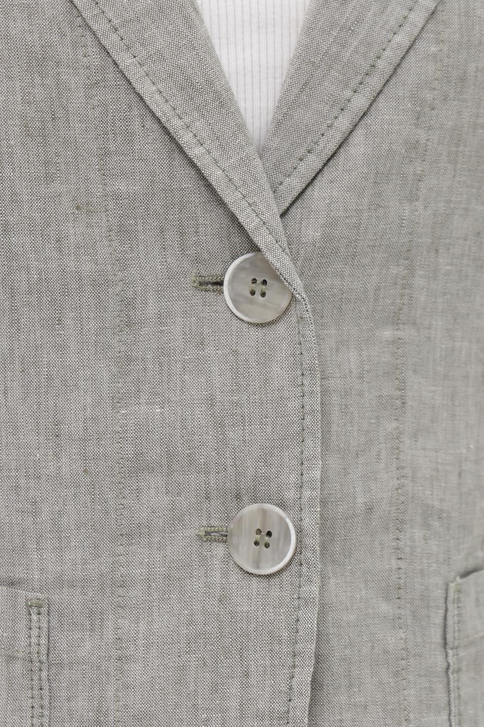 Жакет Bianca серый льняной