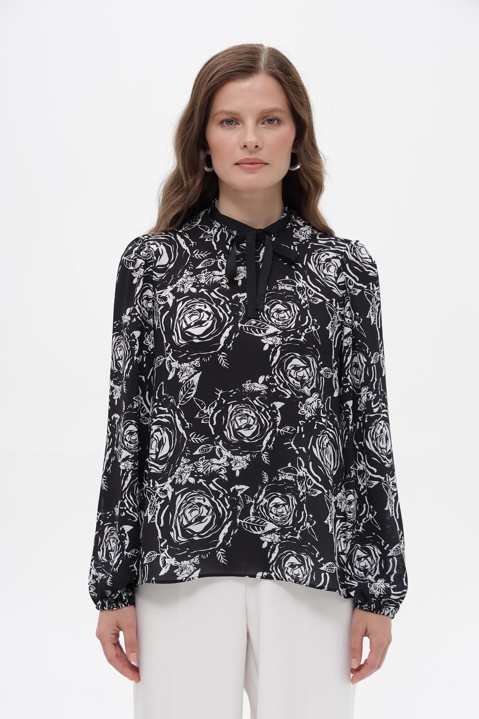 Блузка Just Valeri с розами
