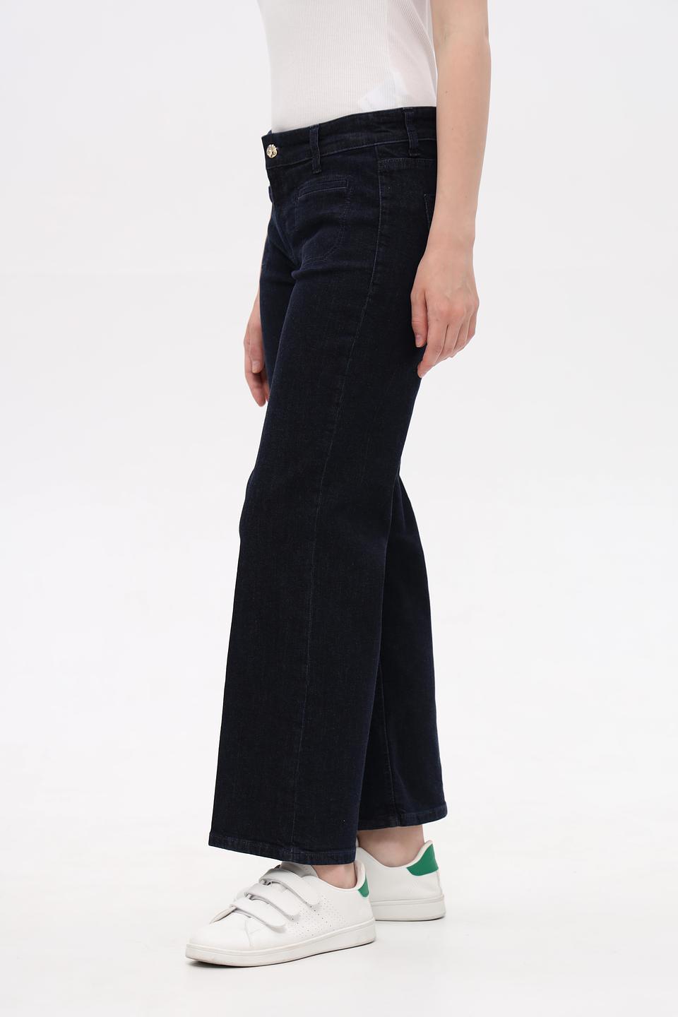 Джинсы Cambio клеш темно-синий