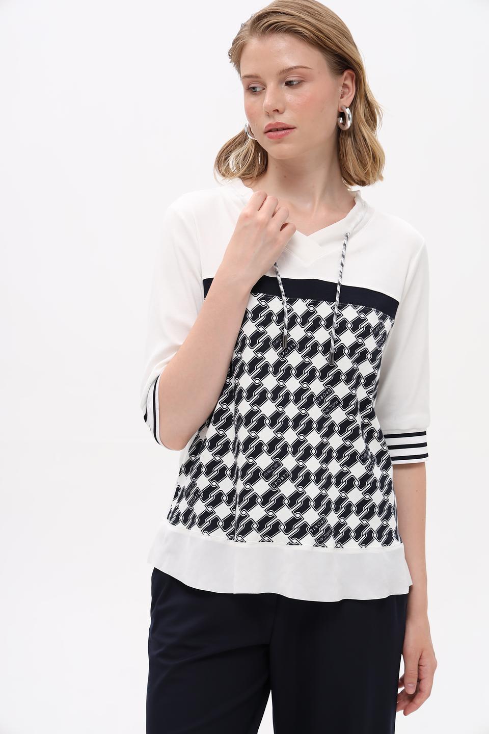 Блузка Marc Cain Sports с принтом