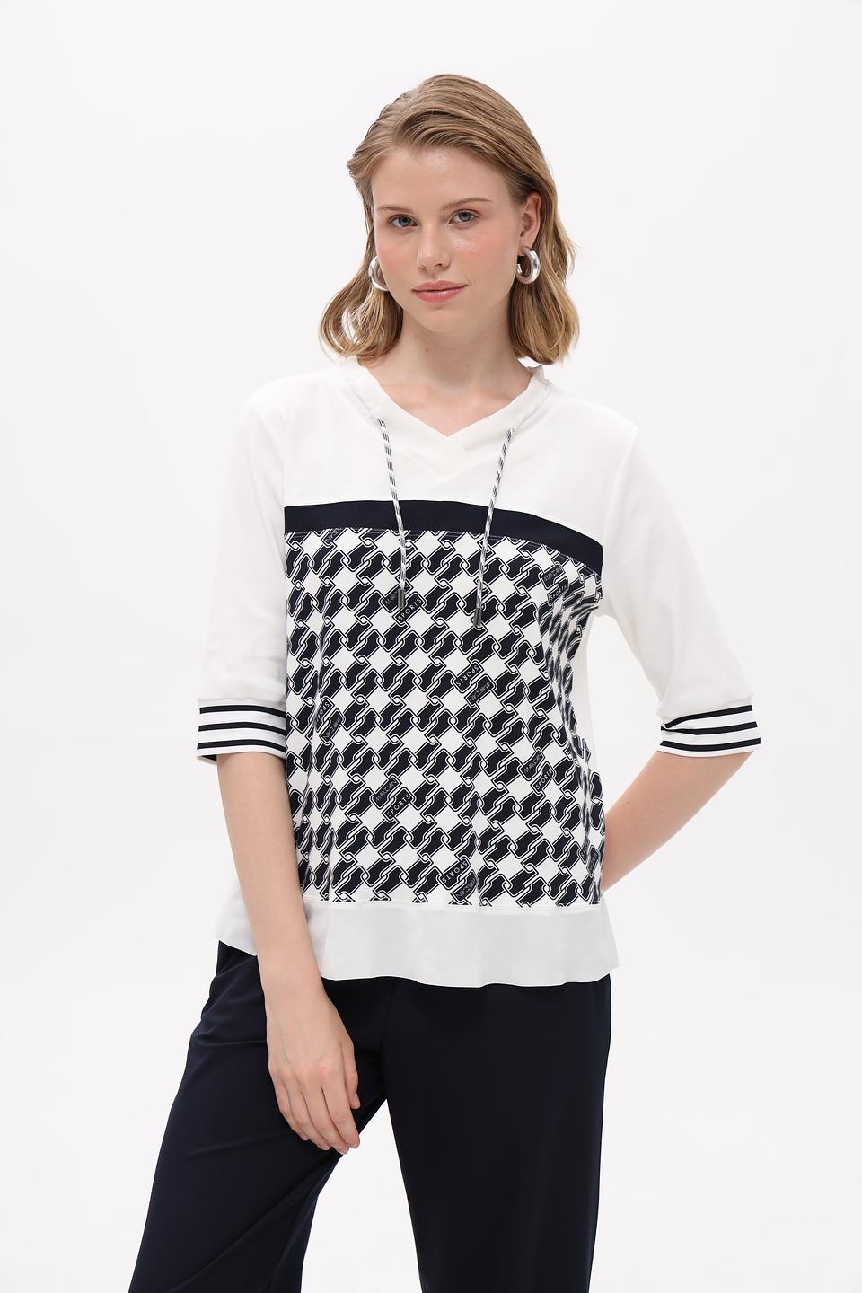 Блузка Marc Cain Sports с принтом