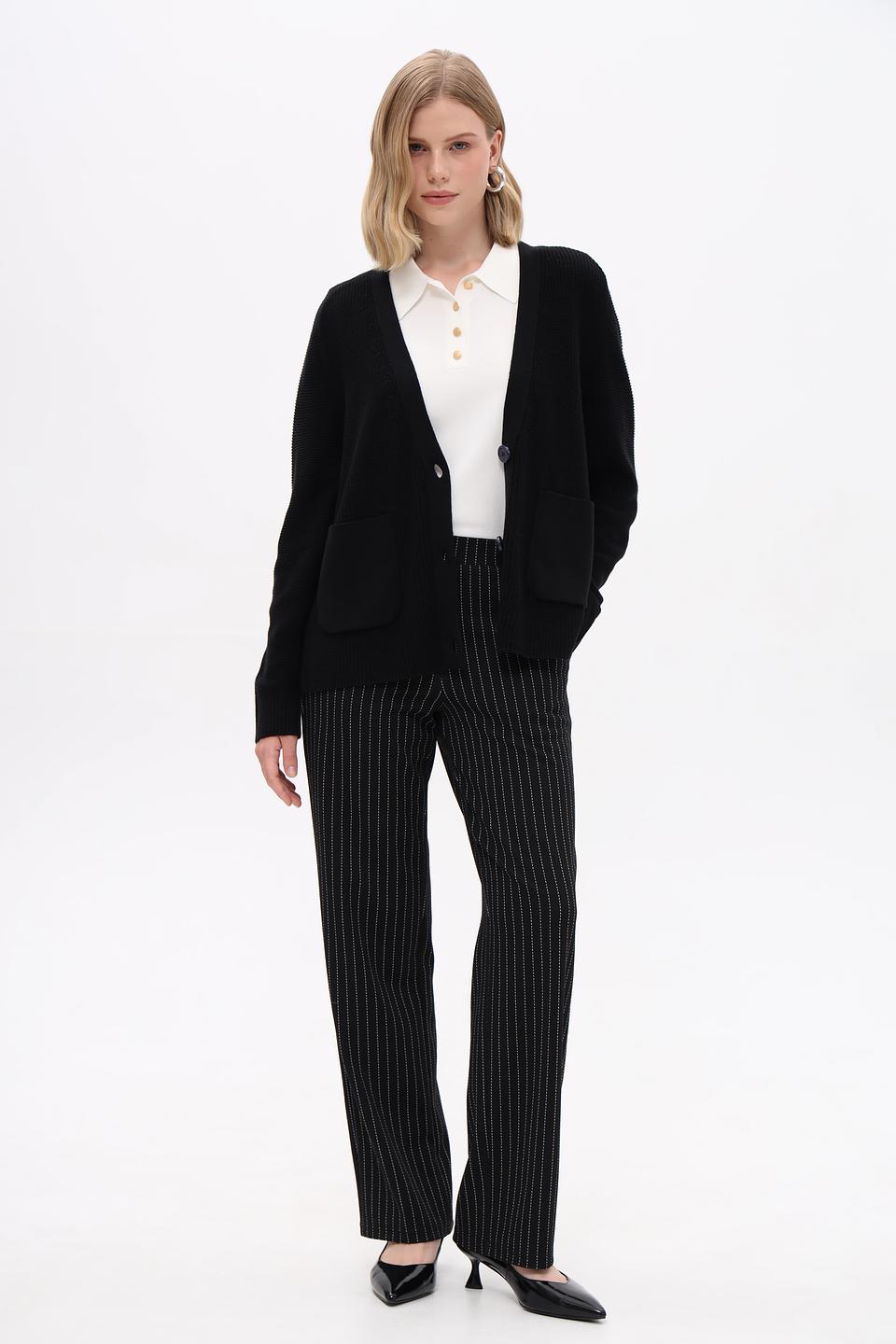 Брюки в полоску Just Valeri