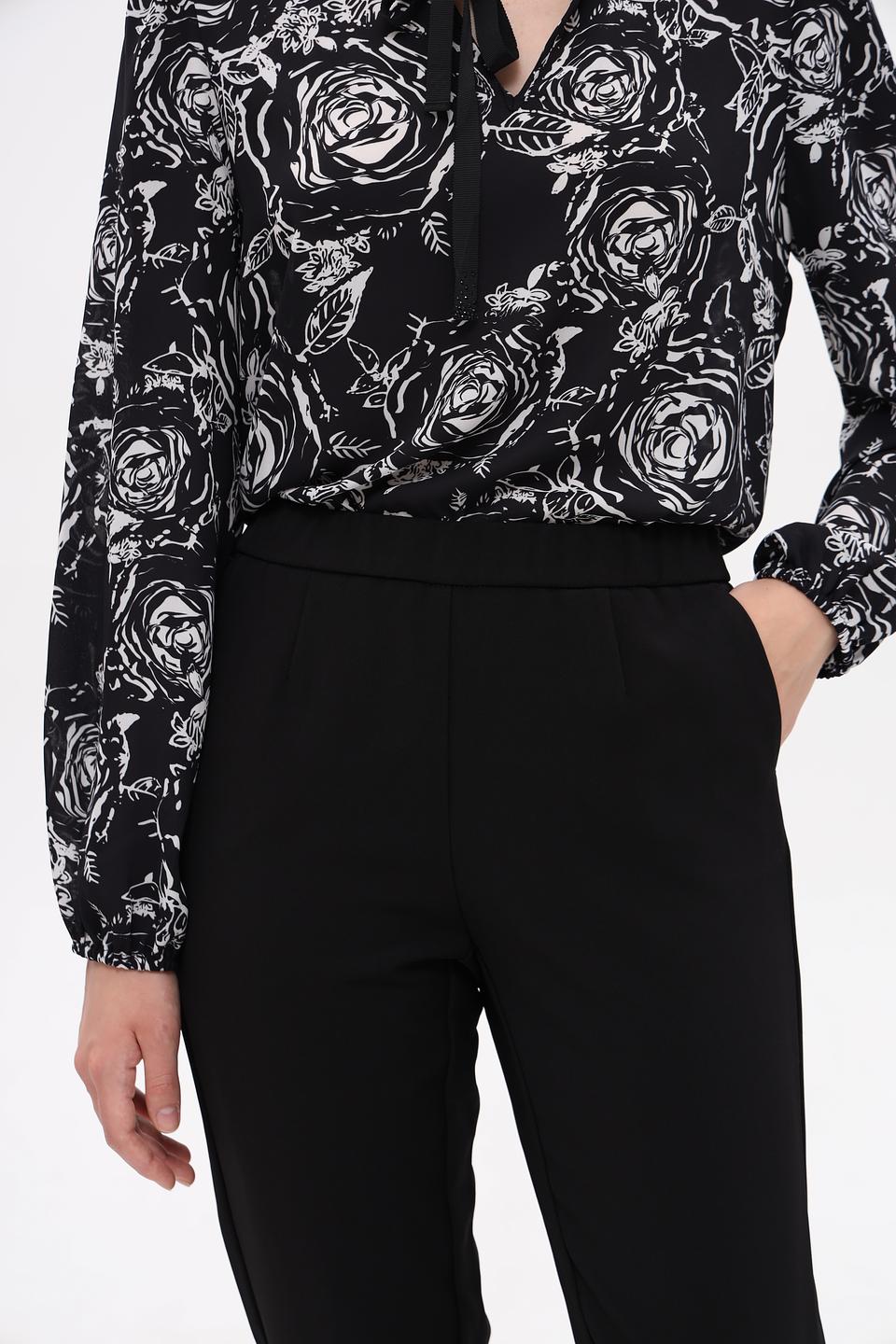 Брюки Pezzo клёш чёрные