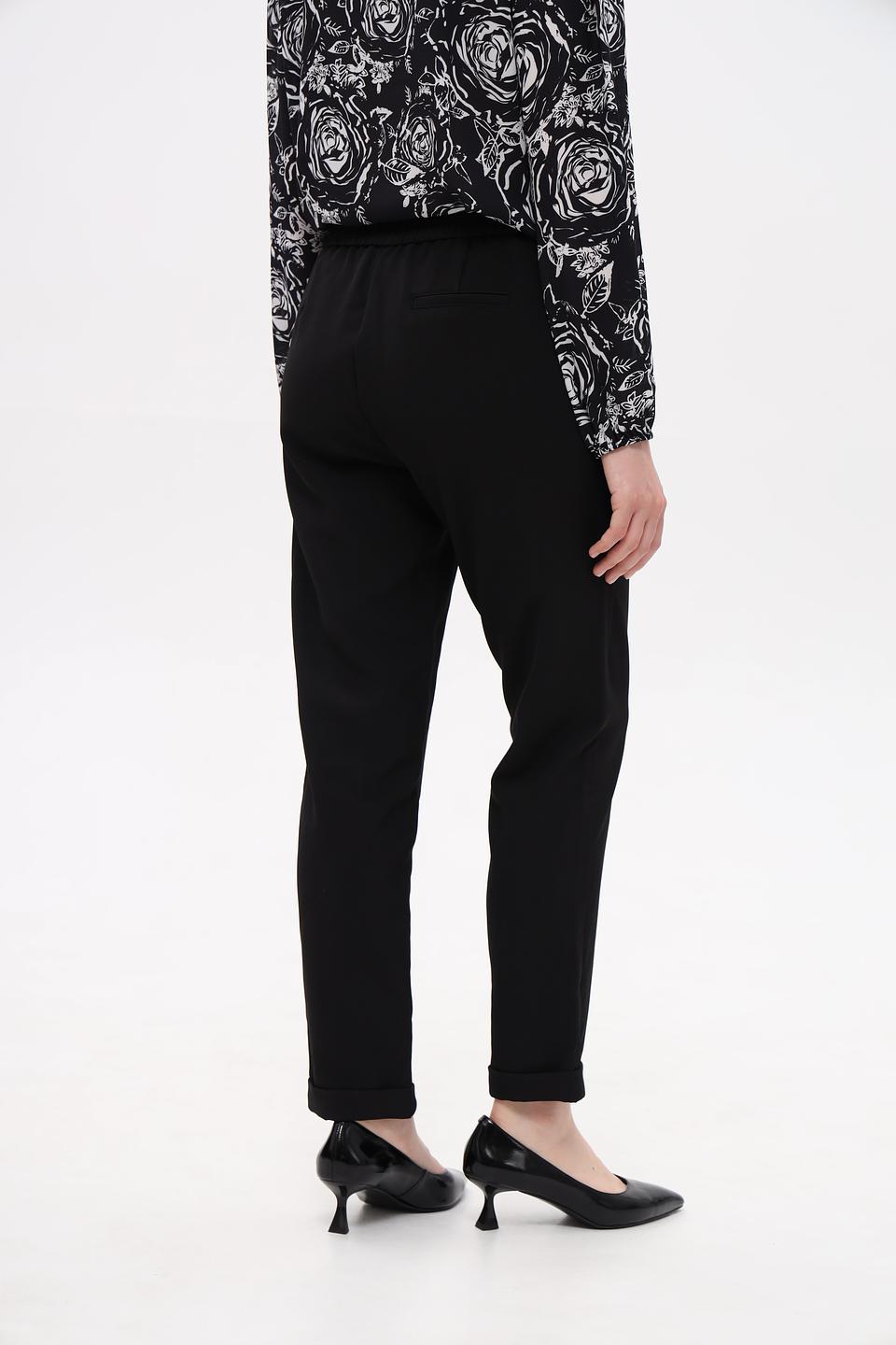 Брюки Pezzo клёш чёрные