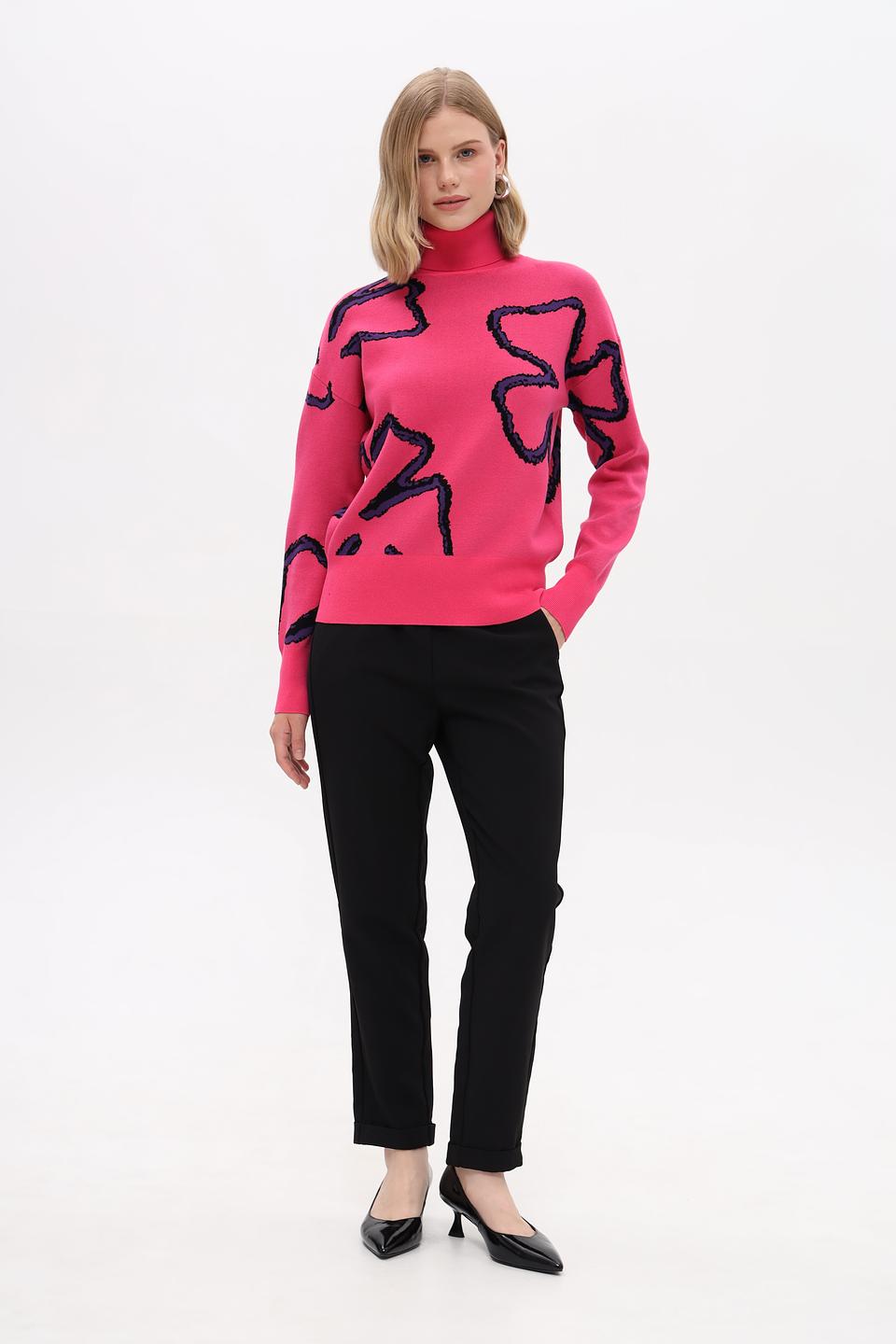 Пуловер Pezzo с абстрактным рисунком