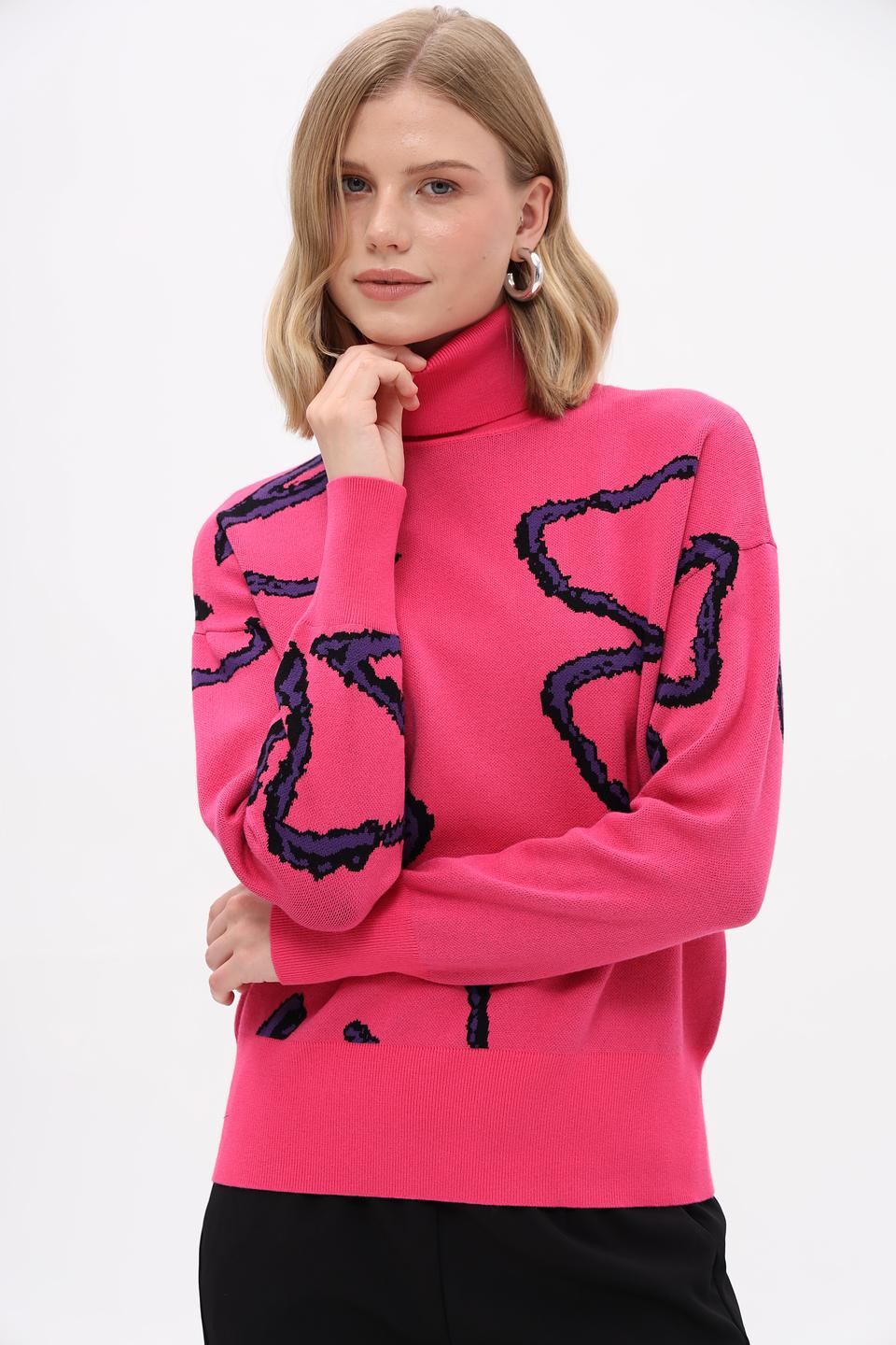 Пуловер Pezzo с абстрактным рисунком