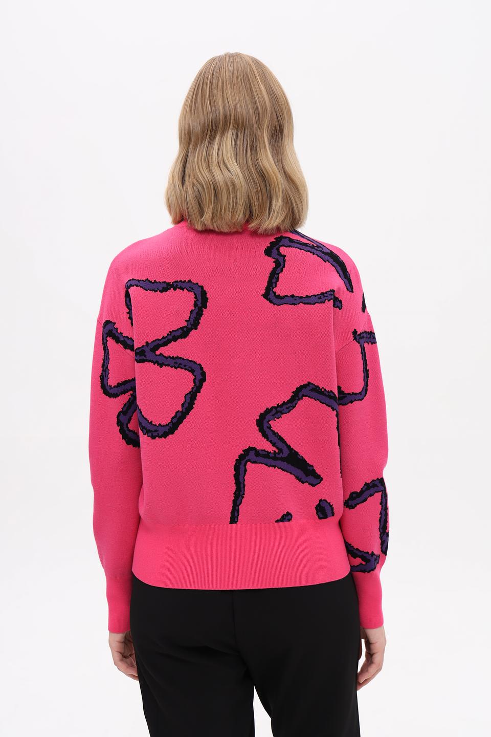 Пуловер Pezzo с абстрактным рисунком