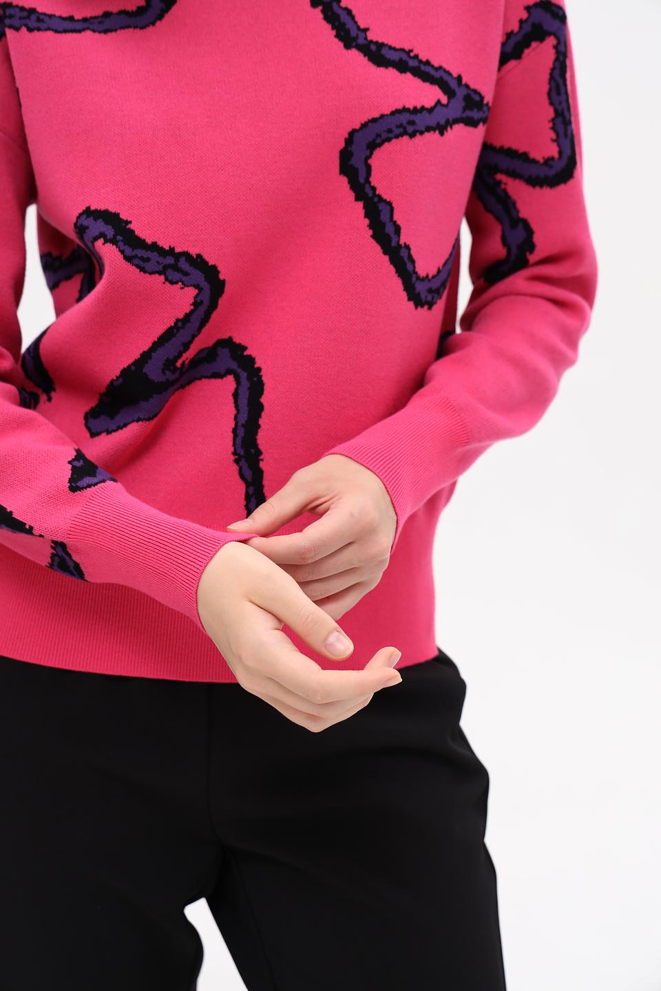 Пуловер Pezzo с абстрактным рисунком