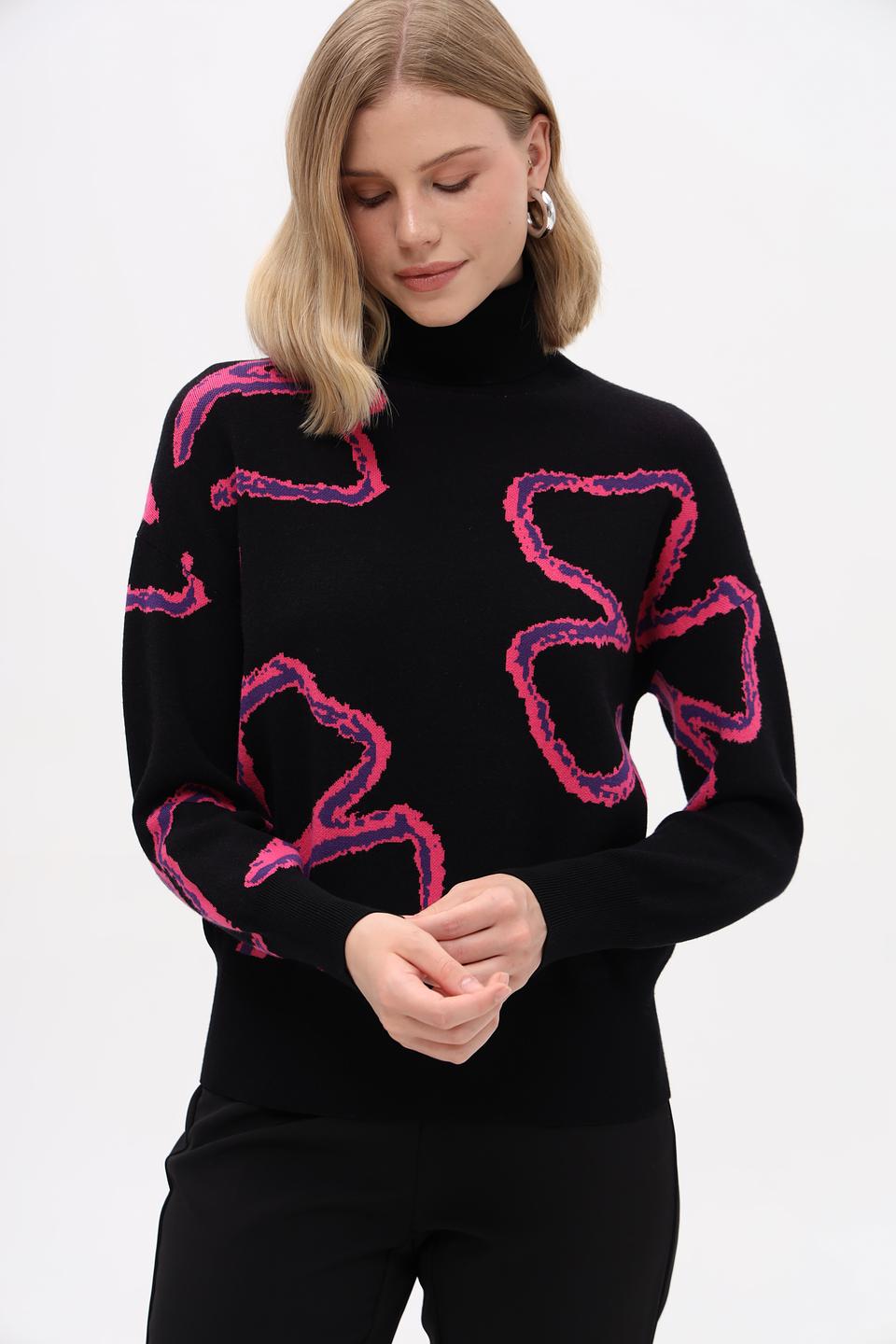 Пуловер Pezzo с абстрактным рисунком