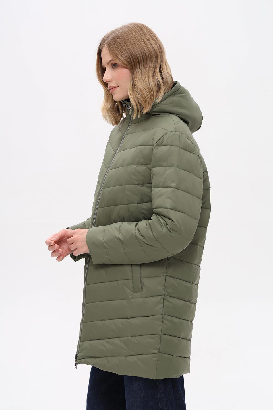 Куртка Pezzo хаки с мехом