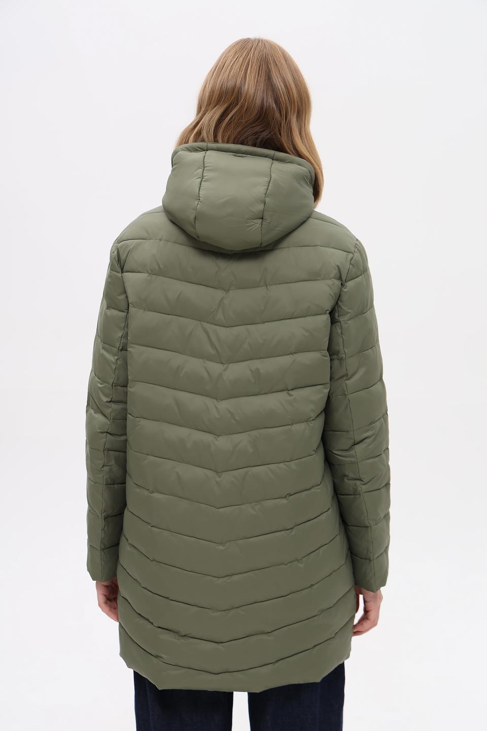 Куртка Pezzo хаки с мехом