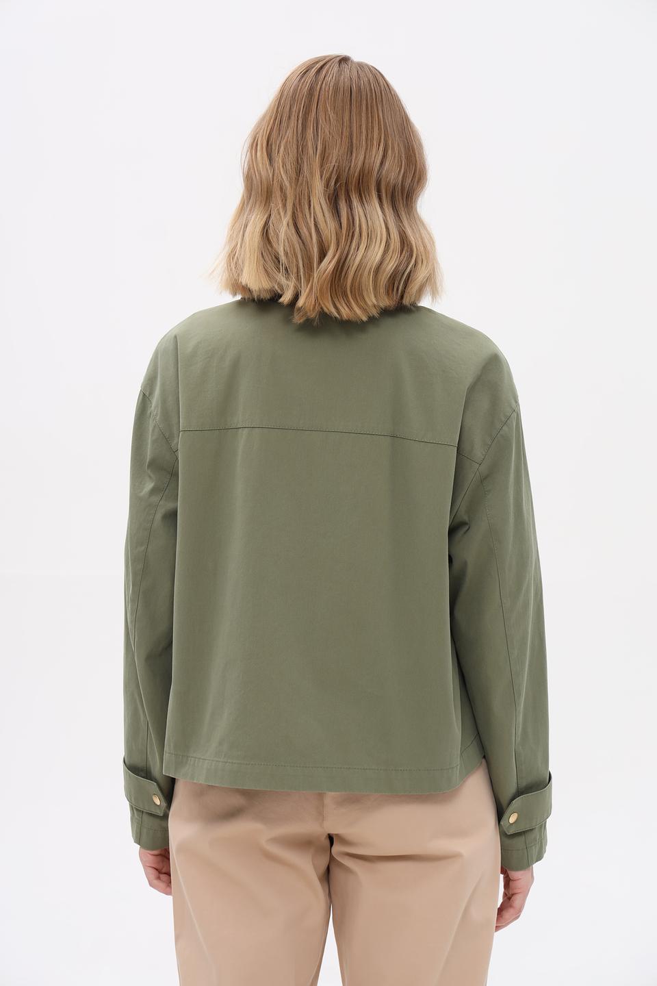 Куртка Marc O Polo хаки с вельветовым воротником