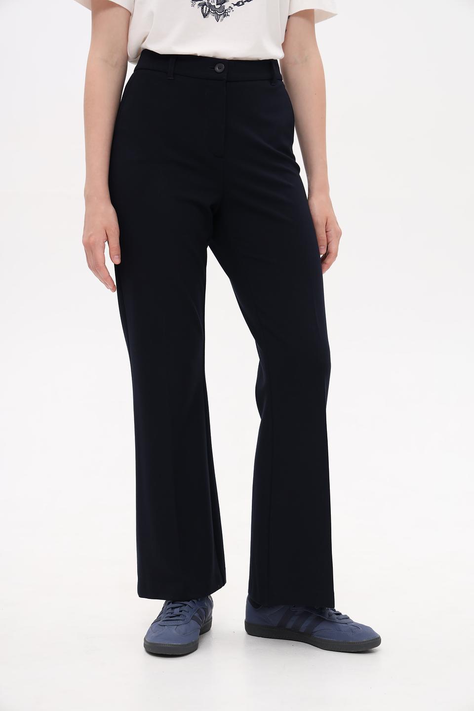 Брюки Frank Walder клёш тёмно-синие