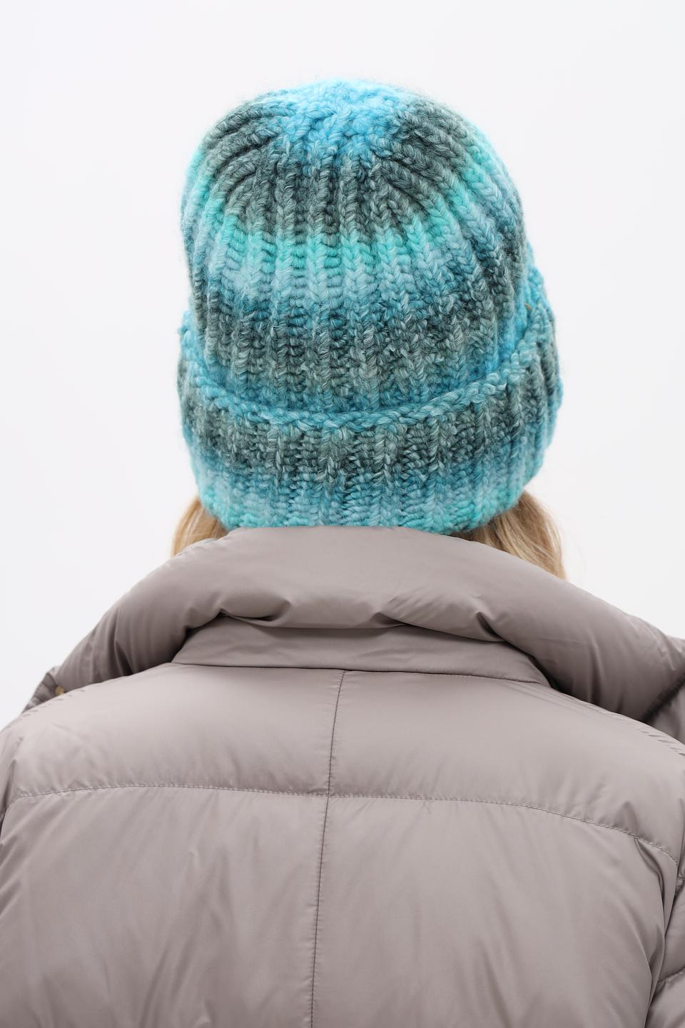 Шапка вязаная Marhatter бирюзовая